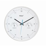 In Okrugli zidni sat s termometrom i vlagomjerom (Bijela, Promjer: 30 cm) Cijene