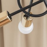  plafonski luster oxford 5xE27/15W/230V zlatna/crna | Eponuda.com