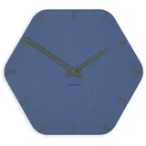 Zidni sat Luxhora Pura Hex Dark Blue 11 boja kazaljki