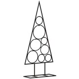  Kovinska novoletna jelka za dekoriranje črna 60 cm, (20887392) | Shoptok.si