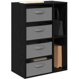  Kreveta s ladicama Crni hrast 60 x 33,5 x 84 cm | shoptok.hr