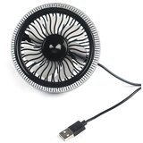 Venisymlis Avtomobilski Ventilator Usb Ventilator Z Led Lučko Za Avtomobilsko Prezračevalno Režo, Primeren Za Notranjo In Zunanjo Uporabo, (22070309) | Shoptok.si