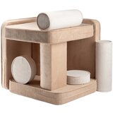 Wigiwama Svetlo rjava otroška sedežna garnitura iz rebrastega žameta 132 cm Settee – | Shoptok.si
