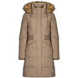 Guess FATEMA BELTED PUFFER Bež Cijene