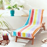 Catherine Lansfield Bombažna brisača za na plažo 78x200 cm Rainbow Stripe – | Shoptok.si