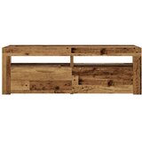  Noćni ormarići 2 kom s LED diodama staro drvo 60x35x40 cm | shoptok.hr