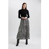 Defacto Patterned Viscose Maxi Skirt