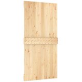  Klizna vrata 100 x 210 cm Čvrsta borovina (neobrađena) | shoptok.hr
