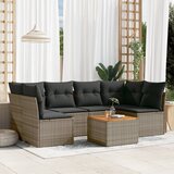  7-dijelni set vrtnih sofa sivi od poliratana | shoptok.hr