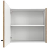 Flex-Well Kuhinjska Zgornja Omarica Cara, Hrast | Shoptok.si
