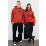 Trendyol Tile Unisex Oversize Fit Hooded Sweatshirt