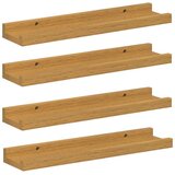  Polica na zidu Zidne 4 pcs Bež 40 x 9 x 3 cm Konstruirano drvo | shoptok.hr