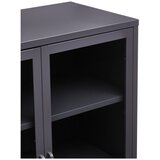 Premier Housewares Siva jeklena vitrina 80x102x40 cm Acier – | Shoptok.si