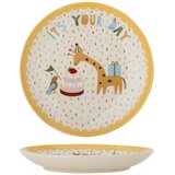 Bloomingville Mini Rumen/kremno bel otroški krožnik iz kamenine ø 16 cm Celebrate – | Shoptok.si