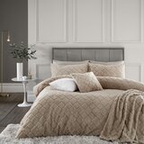 Catherine Lansfield Bež posteljina za bračni krevet/za produženi krevet od mikropliša 230x220 cm Cosy Diamond – | shoptok.hr