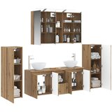  Set namještaja za kupaonicu 6 kom. Hrast artisan | shoptok.hr
