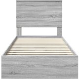 Okvir za krevet Siva Sonoma 90 x 190 cm Konstruirano drvo | shoptok.hr
