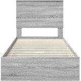  Postelja s shranjevanjem z vzglavjem Siva Sonoma 90 x 190 cm, (5000106857) | Shoptok.si