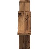  Polica na zidu Zidne s pohranom Staro drvo 104.5 x 43 x 10 cm | shoptok.hr
