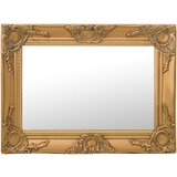 vidaXL Stensko ogledalo v baročnem stilu 60x40 cm zlato, (20802576) | Shoptok.si
