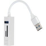 LINQ 5-v-1 USB Hub 5Gbps prenos podatkov in polnjenje, prenosna izjemno kompaktna velikost, - srebrna, (21262189) Cene