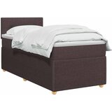  Boxspring krevet s madracem Tamno smeđa 80 x 200 cm Tkanina | shoptok.hr