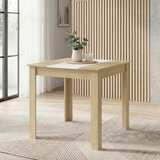 MID.YOU JEDILNA MIZA, bela, medeni hrast | Shoptok.si