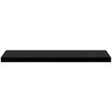  Plutajuće zidne police 2 kom crne 90 x 23,5 x 3,8 cm MDF | Eponuda.com