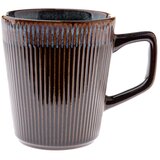Dakls Temno rjava keramična skodelica 410 ml Tone – Cene