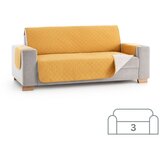 SOFA Dvostransko pregrinjalo za kavč - trosed 160x200 cm rumena / slonokoščena EU kvaliteta Cene