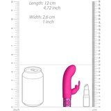 Royal Gems Dazzling - Vodoodporni vibrator za zajčico G-točke z ročico za žgečkanje (roza) | Shoptok.si