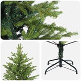  Umjetno božićno drvce s nogom 150 cm PVC i metal Zelena | shoptok.hr