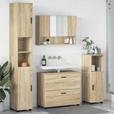 vidaXL Set namještaja za kupaonicu 4 pcs sonoma hrast 30 x 35 x 192 cm | shoptok.hr