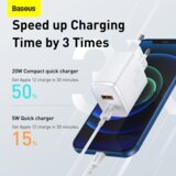 Baseus CCXJ-B02 mobile device charger Universal White AC Fast charging Indoor | shoptok.hr