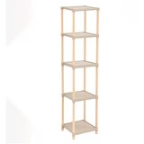 Multifunkcionalna drvena polica sa 5 nivoa Fixwood Fix-2011-5 | ePonuda.com