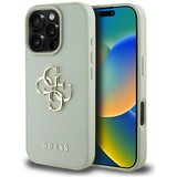 Guess TPU OVITEK ZA IPHONE 16 PRO Z VELIKIM 4G LOGOTIPOM DIZAJN GRANULIRAN, (5000013985) | Shoptok.si