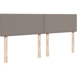  Otomanski krevet s madracem smeđesivi 160x200cm od tkanine | shoptok.hr