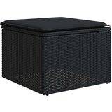 vidaXL 10-dijelni set vrtnih sofa s jastucima crni od poliratana | shoptok.hr