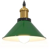 VISILICA podesiva po visini E27 sjajno zelena Ø 22 cm metal | shoptok.hr