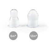 BabyOno Silicone Food Feeder 6m+ duda za hranjenje in grizalo Pink Frog 1 kos | Shoptok.si
