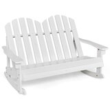 Costway Adirondack gugalnik za 2 otroke Vrtna gugalna klop, (5000007075) | Shoptok.si