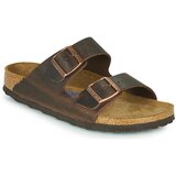Birkenstock Natikači ARIZONA SFB LEATHER Kostanjeva Cene