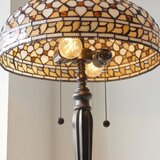Endon 111921 - Podna lampa Tiffany MILLE FEUX, 2xE27/10W/230V, prečnik 45 cm | Eponuda.com