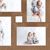 vidaXL Foto okvir za 4x(10x15 cm) fotografije svetlo rjav MDF | Shoptok.si