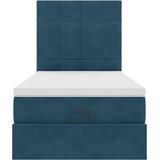  Okvir kreveta s madracima tamnoplavi 80x200cm baršunasti | Eponuda.com