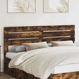  Vzglavje z vzglavjem Dimljeni oreh 200 cm Konstruiran les, (5000109756) | Shoptok.si