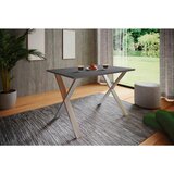 MID.YOU JEDILNA MIZA, antracit, srebrne barve | Shoptok.si