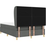  Krevet s kutijom i madracem Tamnosiva 160x200 cm Tkanina | shoptok.hr