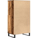  Visoka komoda boja staro drvo 60x36x110 cm konstruirano drvo | shoptok.hr