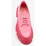 Resti Pink Women's Matte Half Shoes on a Solid Sole Trendy Chunky | shoptok.hr